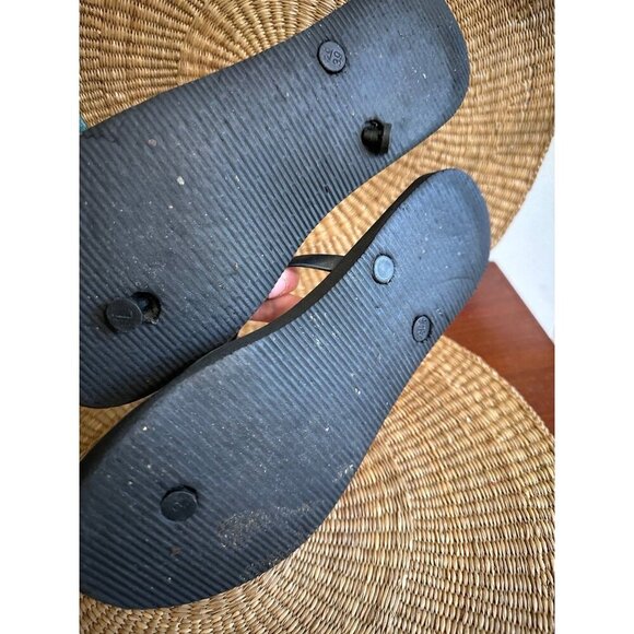 Women’s size 38–39 black flip-flops - Picture 4 of 7